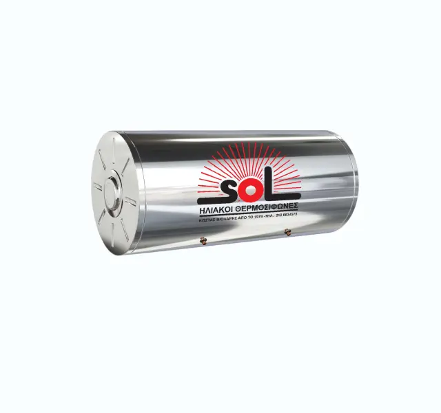 Μπόιλερ (Boiler) Ηλιακού Θερμοσίφωνα SOL-Violaris 300lt Glass/Inox Διπλής Ενέργειας
