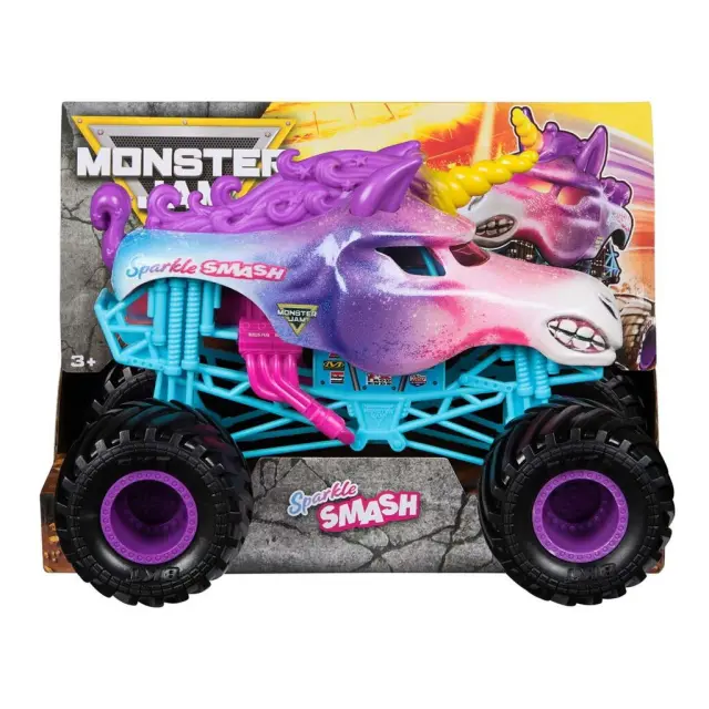 Monster Jam - 1:24 Die Cast - Sparkle Smash (6075416) - Toys