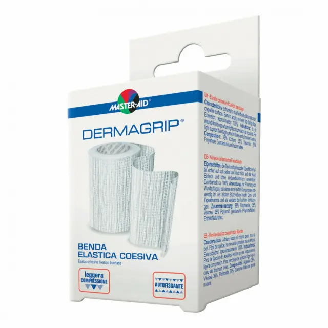 Master Aid Dermagrip Αυτοκόλλητος Ελαστικός Γαζοεπίδεσμος, 4m x 6cm 1 τεμάχιο