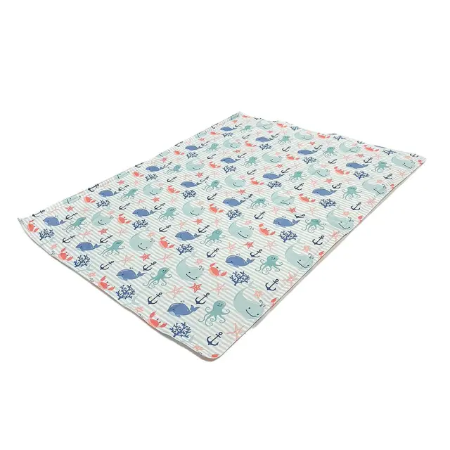 Glee Cooling Pad Αδιάβροχο Δροσιστικό Χαλάκι Ocean Life 0x65x50cm Μονόχρωμο - M