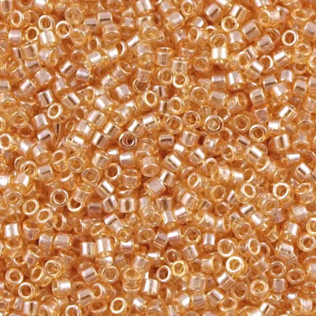 Χάντρα Miyuki Delica 11/0 - DB099 - Transparent Light Topaz Luster ~7gr
