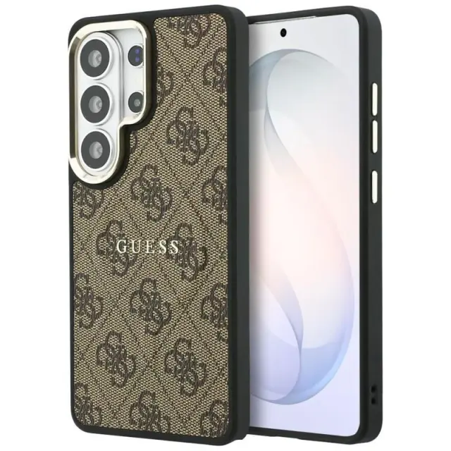 Θήκη PU Guess Samsung Galaxy S26 Ultra 5G Magnetic Hardcase Classic 4G Καφέ N70905