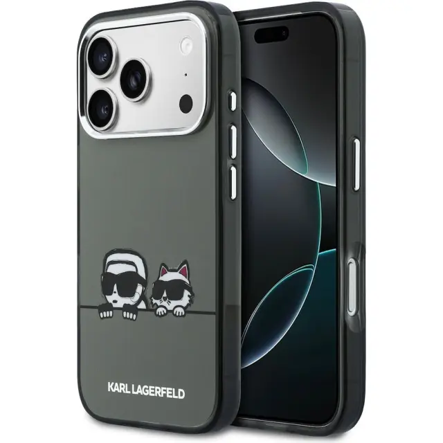 Karl Lagerfeld® K&CH Keads Logo MagSafe Θήκη για iPhone 17 Pro Max/18 Pro Max- Black