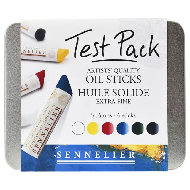 Test Pack Sennelier Λάδια σε Στικ Μίνι 12ml - 6 Χρώματα