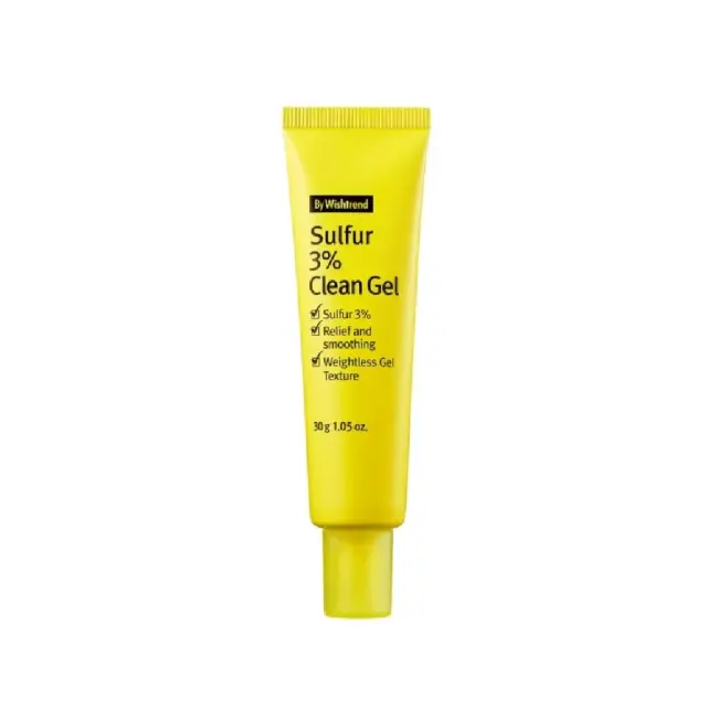 By Wishtrend Sulfur 3% Clean Gel, Τζελ για ατέλειες Προσώπου 30ml