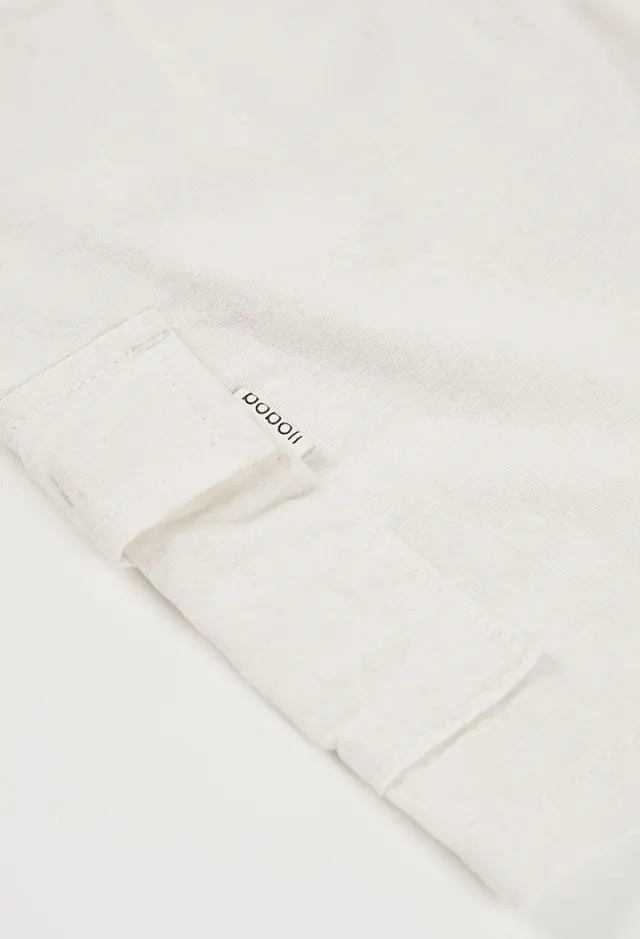 Boboli Linen βερμούδα σορτς για αγόρι 813068-1100 3