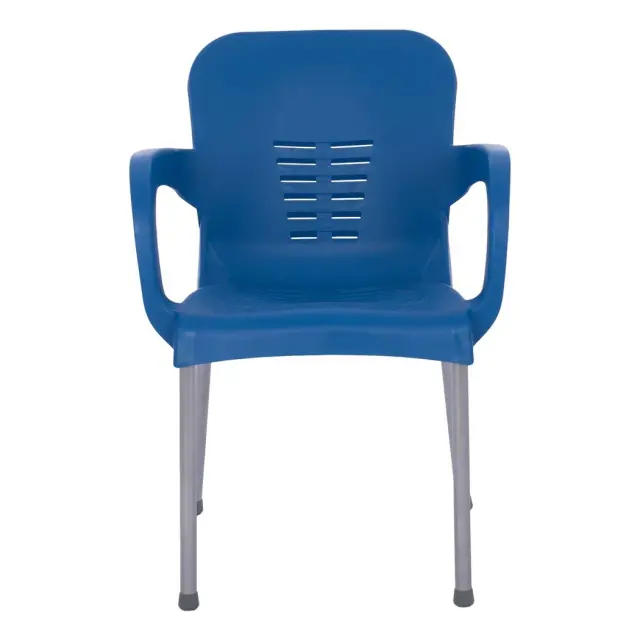 Καρέκλα Κήπου Eco Μπλε Ανακυκλωμένο PP 60x50x80xcm 2