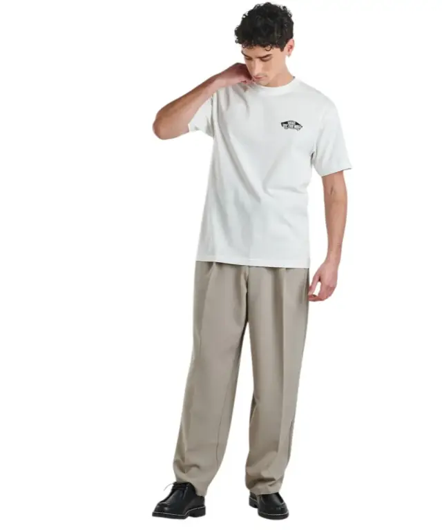 Vans - Ανδρικό T-shirt Κοντομάνικο Tee Skate Double Standard VN000SYD-YB2 Λευκό - S