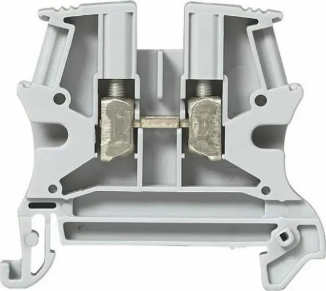 Terminal block Viking 3 - screw - 1 connect - 1 entry/1 outlet - pitch 5 - grey