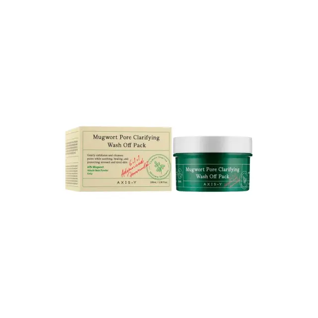 AXIS-Y Mugwort Pore Clarifying Wash Off Pack μάσκα για βαθύ καθαρισμό με καταπραϋντική δράση 100ml 2
