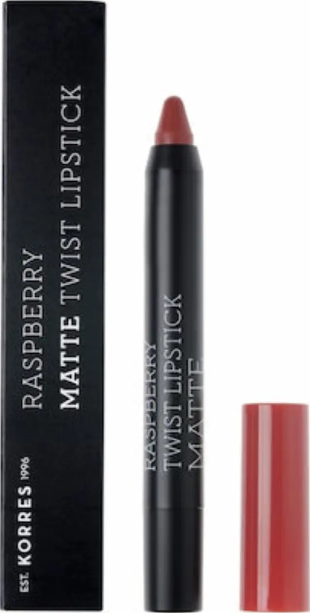 KORRES RASPBERRY MATTE TWIST ΚΡΑΓΙΟΝ RUBY RED 2
