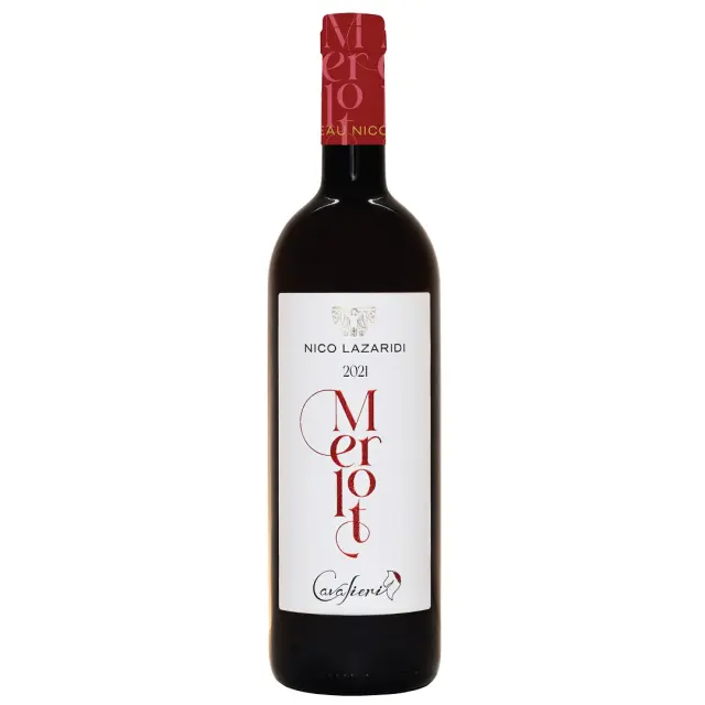 NICO LAZARIDI MERLOT CAVALIERI 2021 ΕΡΥΘΡΟ 750ML