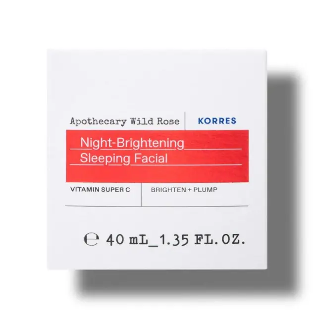 Korres Apothecary Wild Rose Άγριο Τριαντάφυλλο Κρέμα Νυκτός για Λάμψη & Πρώτες Ρυτίδες, 40ml 2