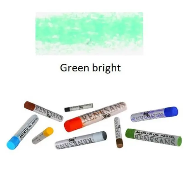Λαδοπαστέλ oil pastel fine Renesans - Green Bright