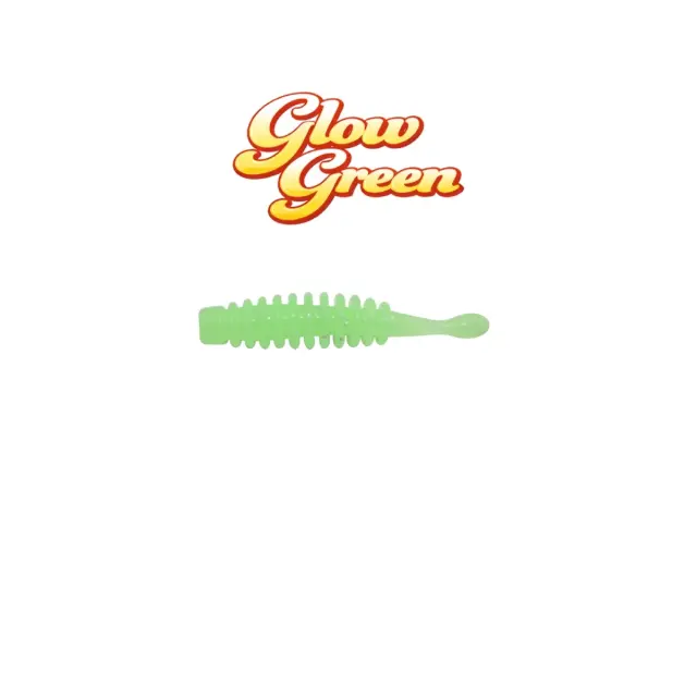 Plankton 30 mm – LRF Silicone Feed (12 τεμάχια) - Τεχνητό Δόλωμα - Glow Green
