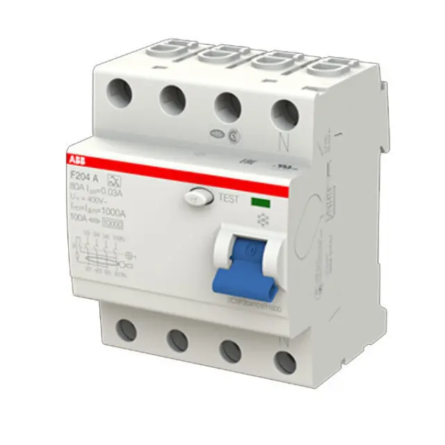 F204 A-80/0.3 Residual Current Circuit Breaker 4P A type 300 mA