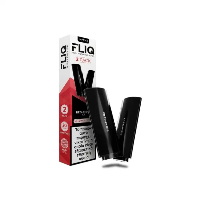 AVOMI FLIQ Red Apple Ice 2ml 20mg (2τμχ)