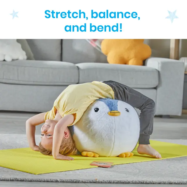 hand2mind Yoga Ball Buddy with BubblePlush - Penguin (3+ ετών) 97697 2