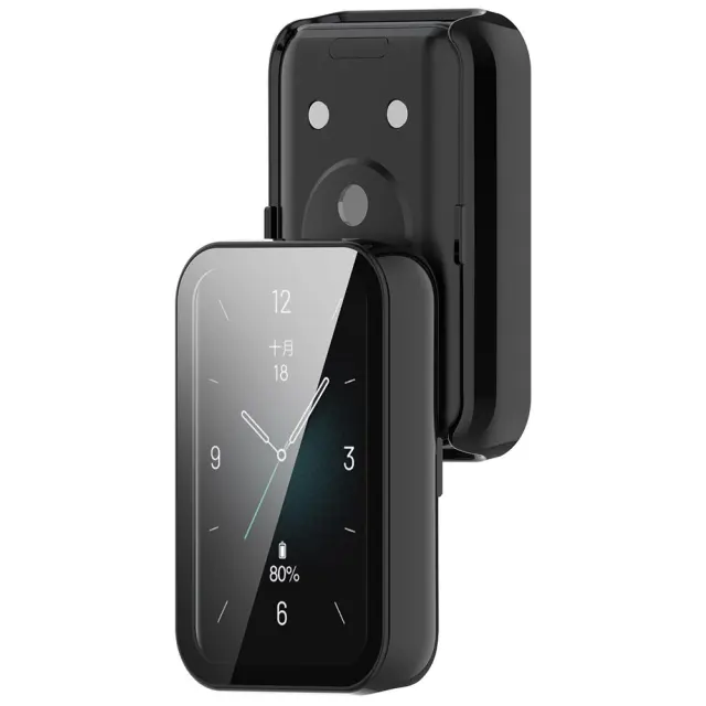 Techsuit® Defense360 Pro Προστασία για Honor Band 10/Band 9- Black 2