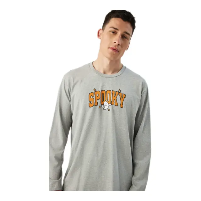Minerva Ανδρική Πυτζάμα Spooky, Χρώμα Γκρι Μελανζέ 3