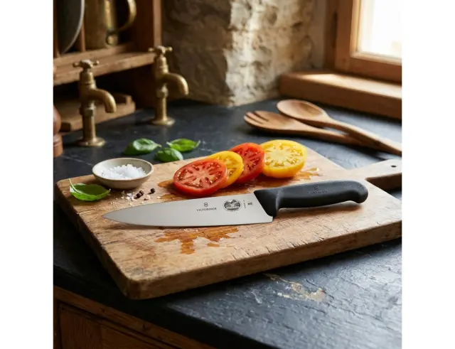 Μαχαίρι Chef Victorinox Fibrox με μήκος λεπίδας 19cm - Black5.2003.19