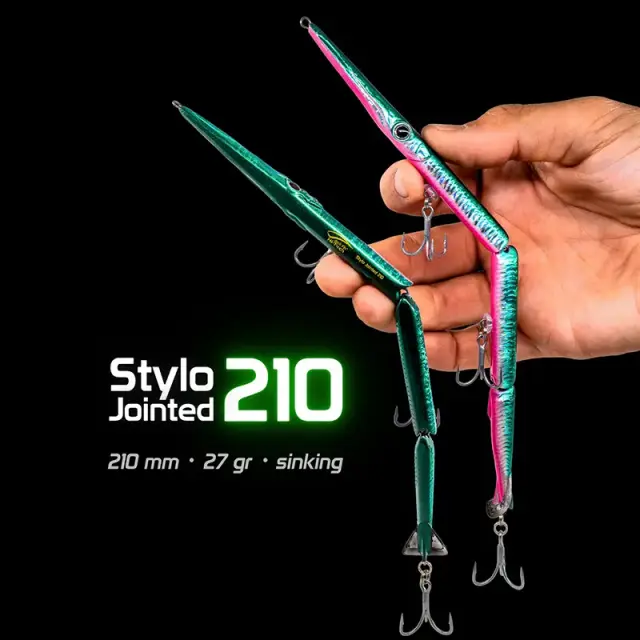 Τεχνητό Jack Fin Stylo Jointed 210 Acid Blue 2