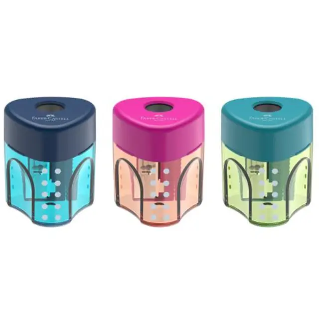 Ξύστρα Faber Castell Grip Auto Μονή Δίχρωμη 2019 183405