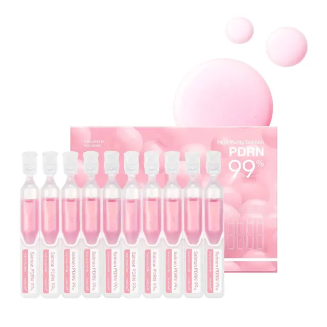 Medicube PDRN Pink One Day Serum 1.ml x10pcs - Oροί εμπλουτισμένοι με PDRN σολομού σε συγκέντρωση 99% για ενίσχυση της ελαστικότητας και της φωτεινότητας.