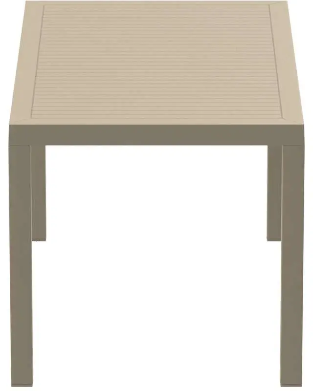 Τραπέζι ARES Dove Grey PP 140x80x75cm 3