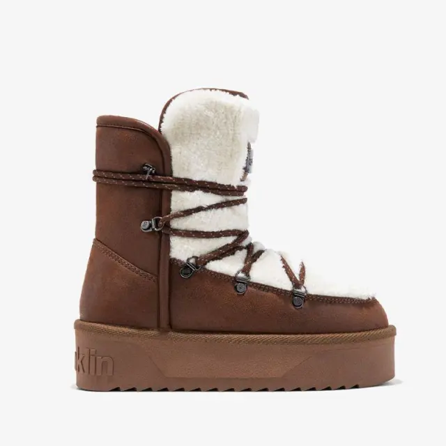 Μποτάκι Με Γούνα D.Franklin Nordic Fur DFSH371008-3 Καφέ - 36