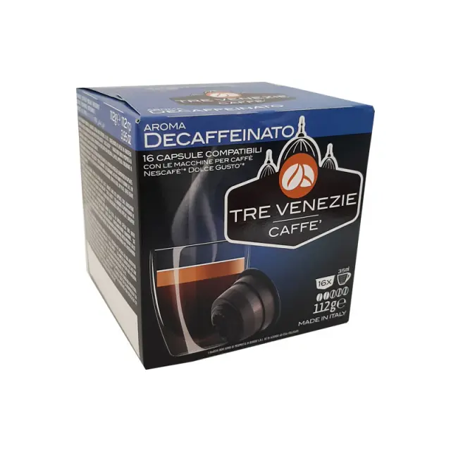 Tre Venezie Decaffeinato συμβατές κάψουλες Dolce Gusto - 16 τεμ.