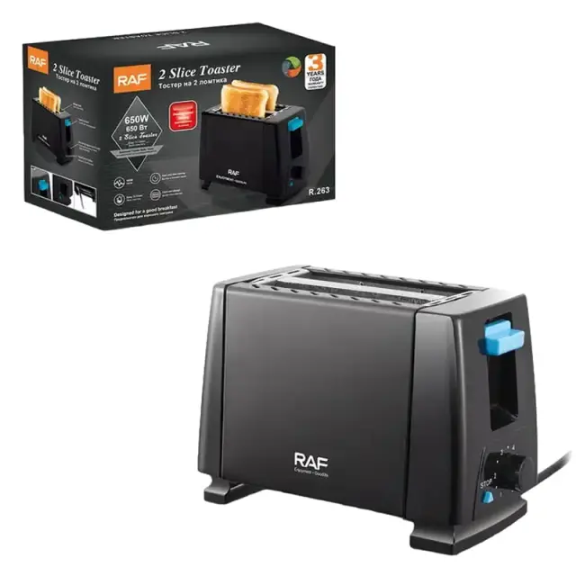 RAF Φρυγανιέρα 2 Θέσεων 650W R.263 - 2 Slice Toaster 99019