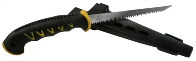 Compass saw in sheath