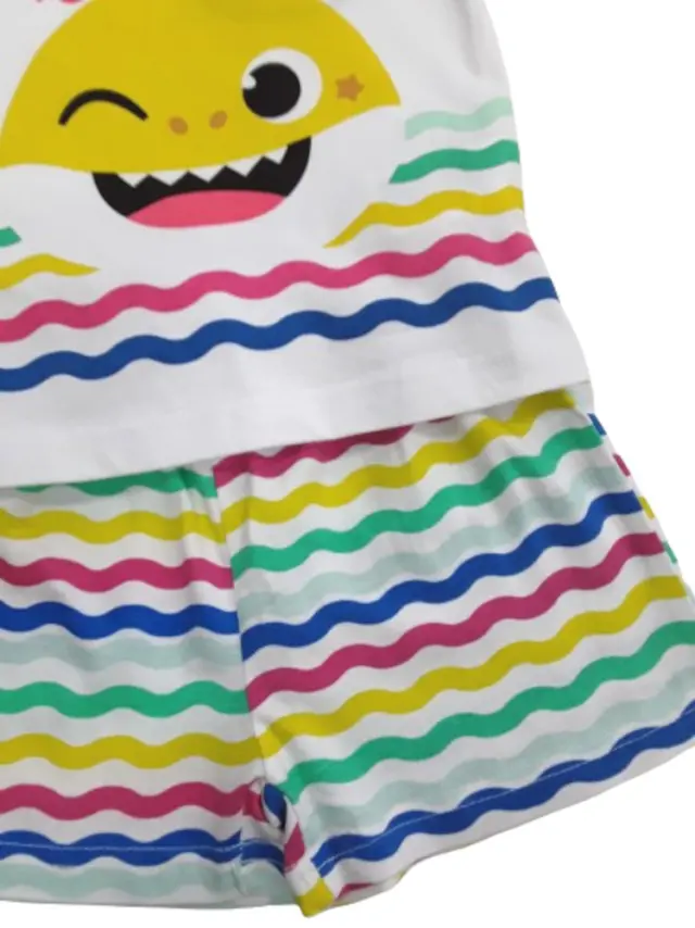 Πιτζάμες Καλοκαιρινές Baby Girl Shark 8010899 - 5 Y (110cm) 3