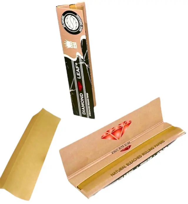 Diamond Leaf Χαρτάκι Premium Ακατέργαστο- King Size Slim 33φ