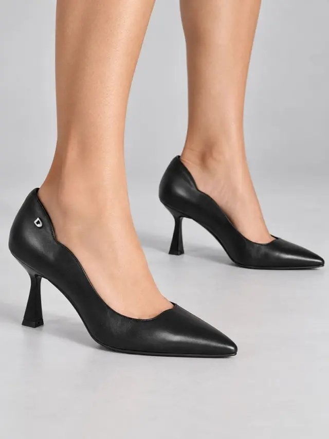 Donna Serena Γόβες Γυναικείο δέρμα Μαύρο DSE/096226 NERO - 35 2