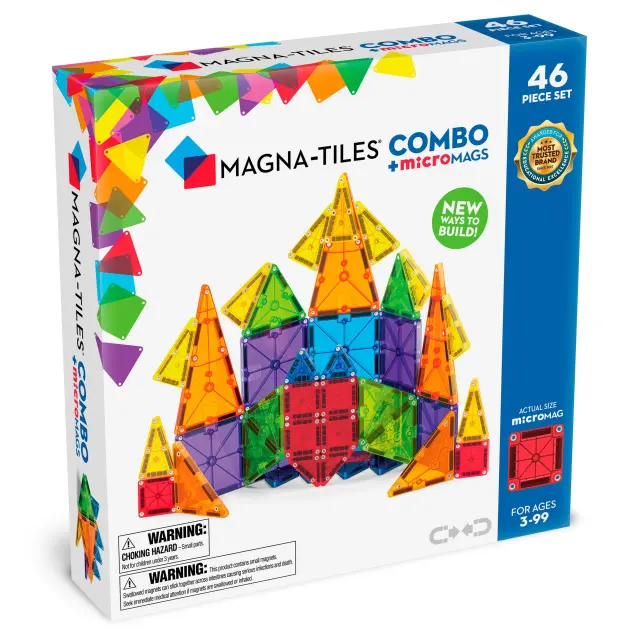 Magna-Tiles Μαγνητικά Πλακίδια Combo 46 Κομμάτια (3+ ετών) 244046