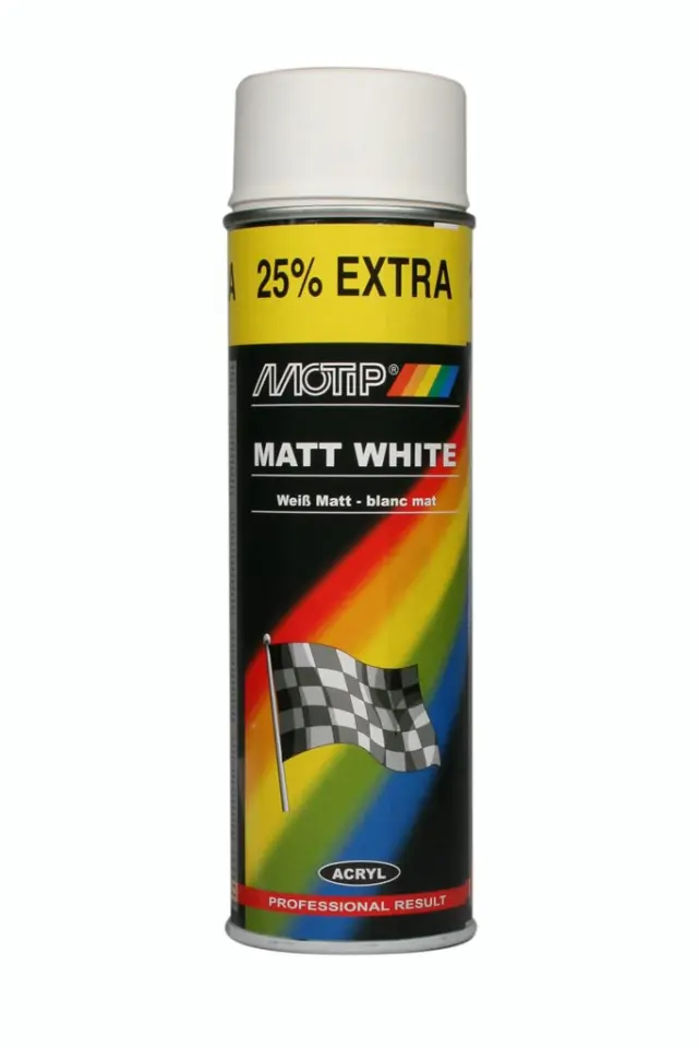 Spray Motip 04002 Λευκό Ματ 500Ml