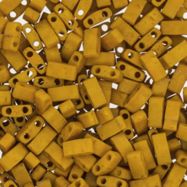 Χάντρα Miyuki Half Tila No2312 Mustard ~7gr