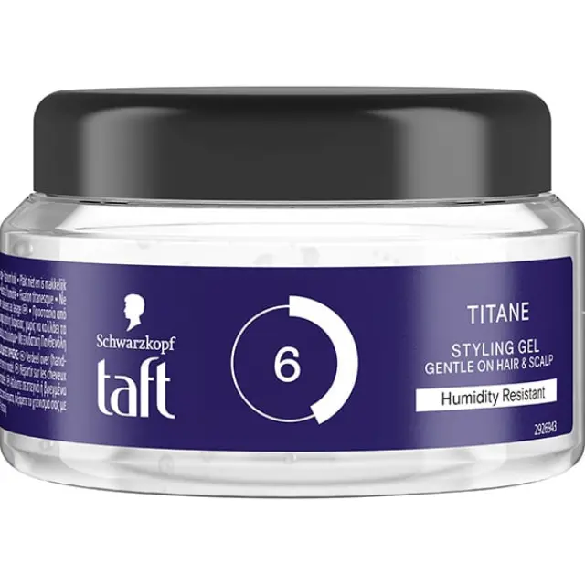 Taft Power Titanium Gel Τζελ Μαλλιών για Δυνατό Κράτημα 250ml