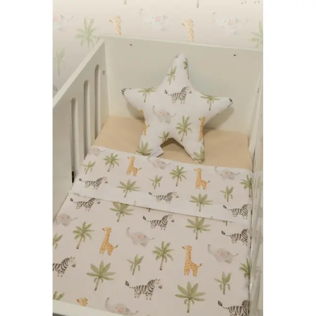 Σεντόνια Λίκνου Σετ 2τ -75x110-100% Βαμβάκι Des -424 Oliver Baby