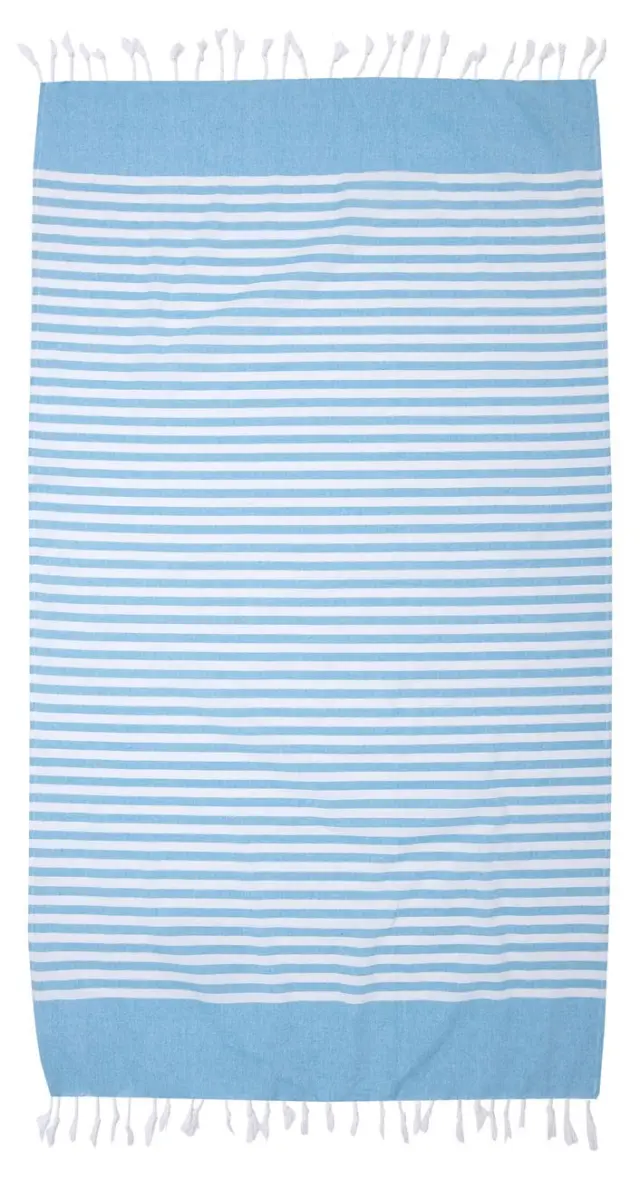 Πετσέτα-Παρεό Θαλάσσης 97Χ175 Cotton Viopros Αρένα Θαλασσί