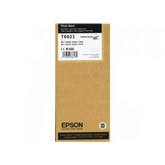 Epson T6921 Γνήσιο Μελάνι Εκτυπωτή InkJet Photo Μαύρο (C13T692100)