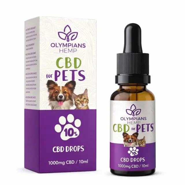 CBD Oil Drops 10% Olympians Hemp 10ml