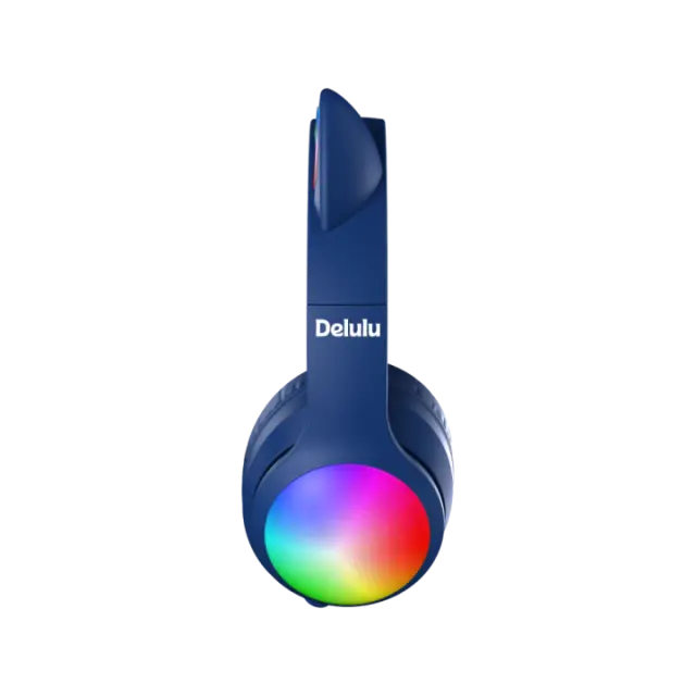 Kiddoboo Delulu Bluetooth Headphones DiscoBeats Blue (KBMS632BLU) 2
