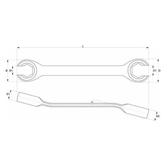 Yato Ρακορόκλειδο 13x14mm YT-0137 2