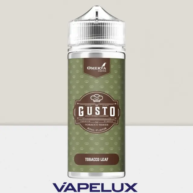 Gusto by Omerta Flavor Shots Tobacco Leaf 20ml to 120ml 2