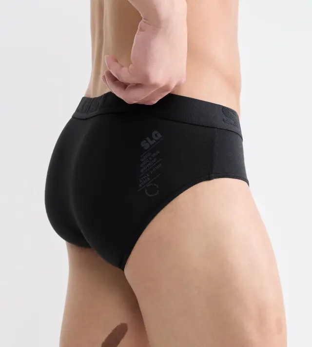 Sloggi Men Σλιπ SLG Base Soft Briefs Μαύρο 2-Pack 3
