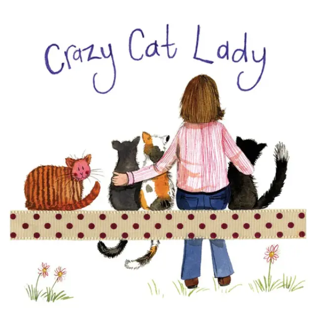 Alex Clark Ποδιά Κουζίνας Υφασμάτινη: Crazy Cat Lady 2