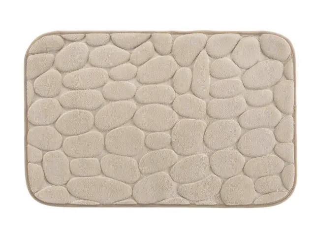 Πατάκι Μπάνιου Ricochet Douceur d'intérieur με memory foam και διαστάσεις 50x80cm - Taupe 1801981 2